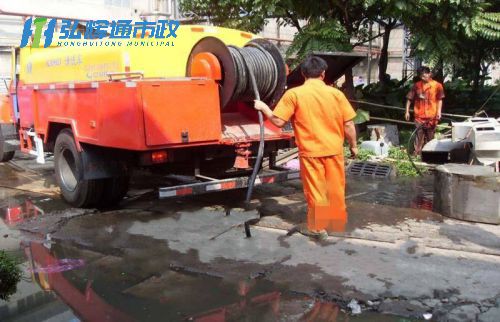 南京雨花台区赛虹桥下水道清洗