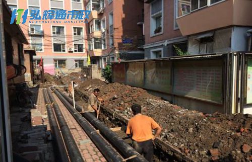 南京雨花台区赛虹桥管道改造